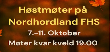 Haustmøteveke 7.-11.oktober